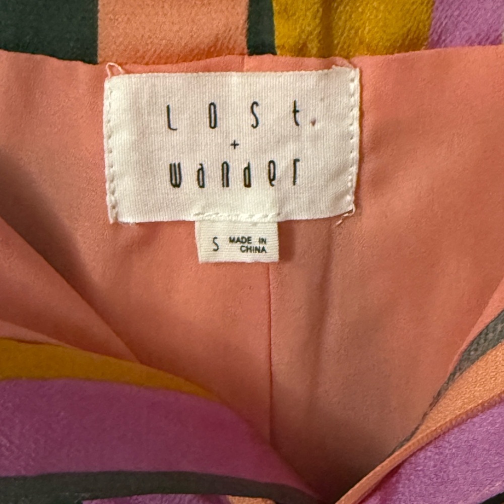 Lost + Wander Colorful Striped Pants - Picture 3 of 6